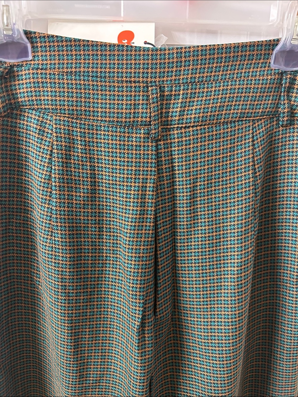 CIDER Womens Trousers Houndstooth High Waist Wide Leg pants Size S - Picture 9 of 15
